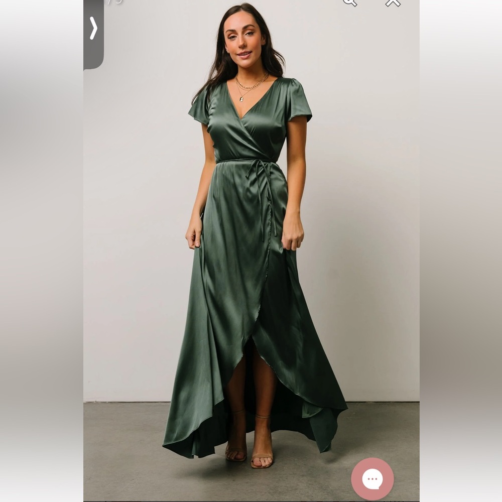 BALTIC BORN GREEN BRIDESMAID DRESS